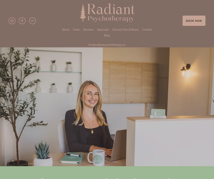 Let your inner light shine with Radiant Psychotherapy!