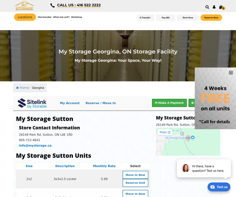 My Storage Georgina