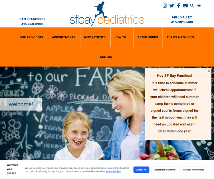 Welcome to SF Bay Pediatrics