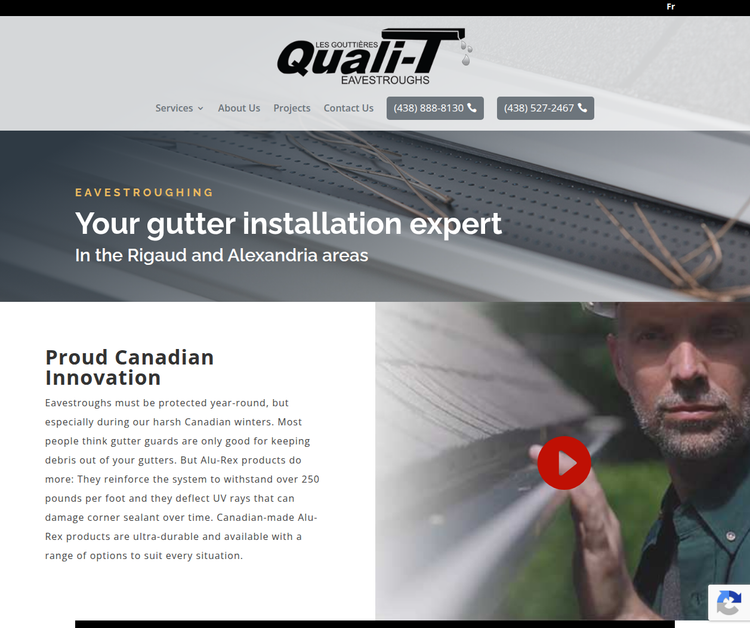 Gouttieres Quality Eavestroughing - Alexandria