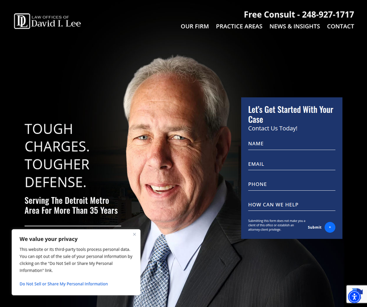 Experienced Detroit Criminal Defense Attorney