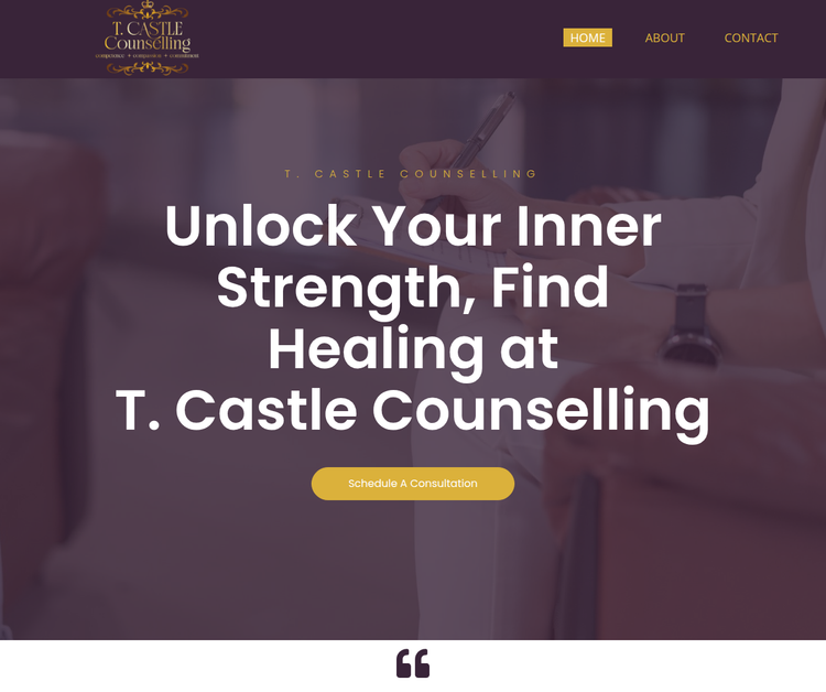 Unlock Your Inner Strength, Find Healing at T Castle Counselling