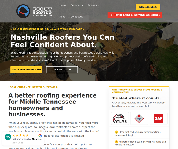 Middle Tennessee Roofing, Siding, and Storm Restoration