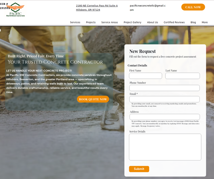 Pacific NW Concrete Contractors