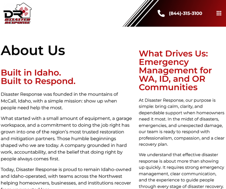 Emergency Response & Restoration Services