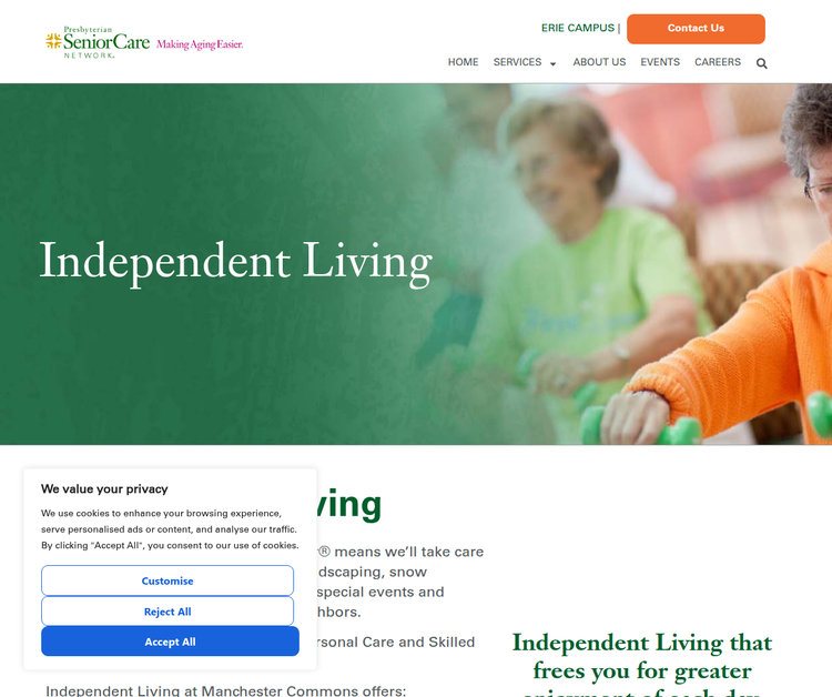 Independent Living at Manchester Commons