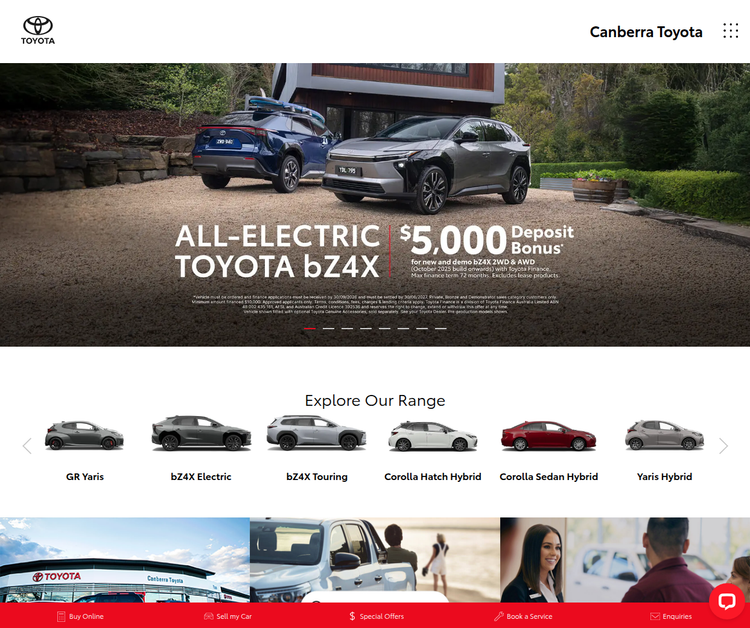 Your Trusted Toyota Dealer in Canberra