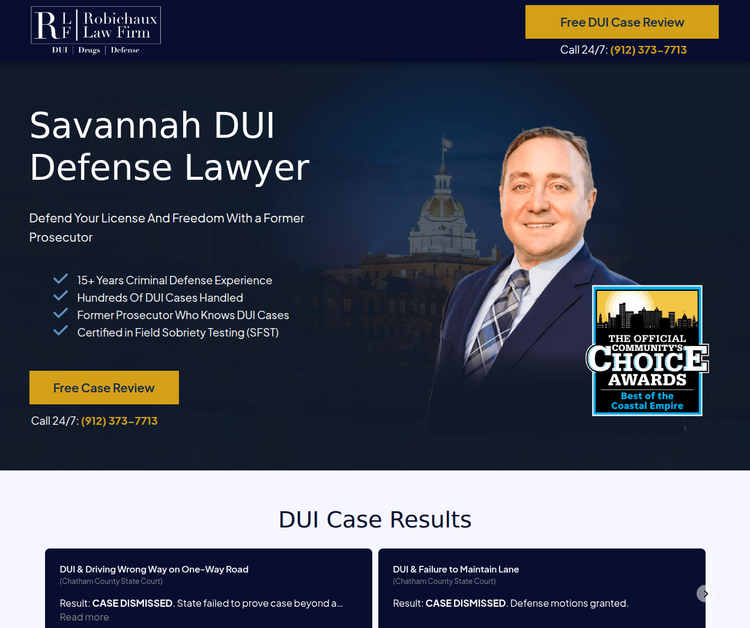 Savannah DUI Defense Attorney