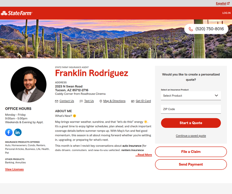 Franklin Rodriguez - State Farm Insurance Agent