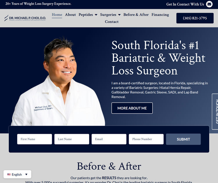 Dr. Michael P. Choi, DO - Fort Lauderdale Bariatric & Weight Loss Surgeon
