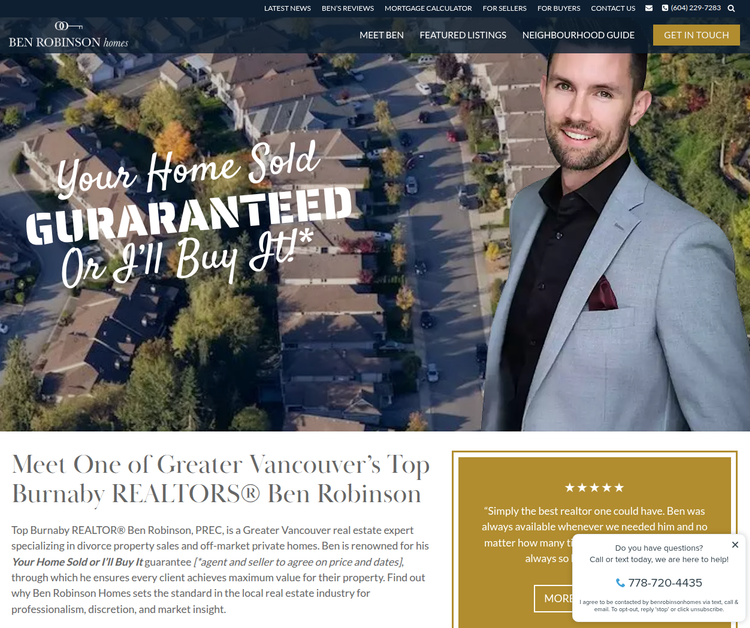 Top Burnaby REALTOR® Ben Robinson