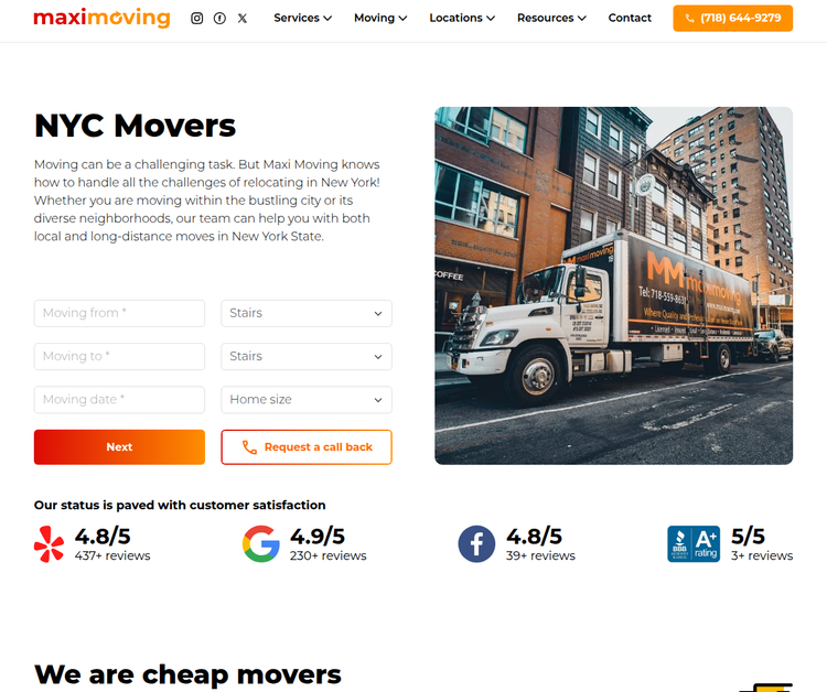 New York Movers - Maxi Moving Company in NYC