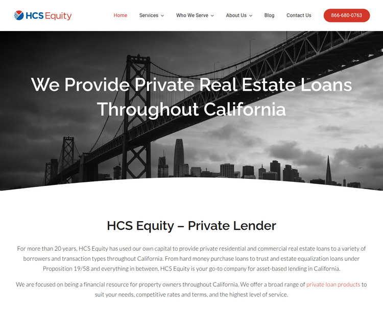 Private Real Estate Loans Across California
