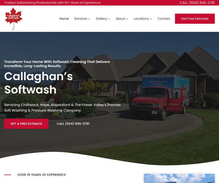 Trusted Softwashing Professionals with 15+ Years of Experience