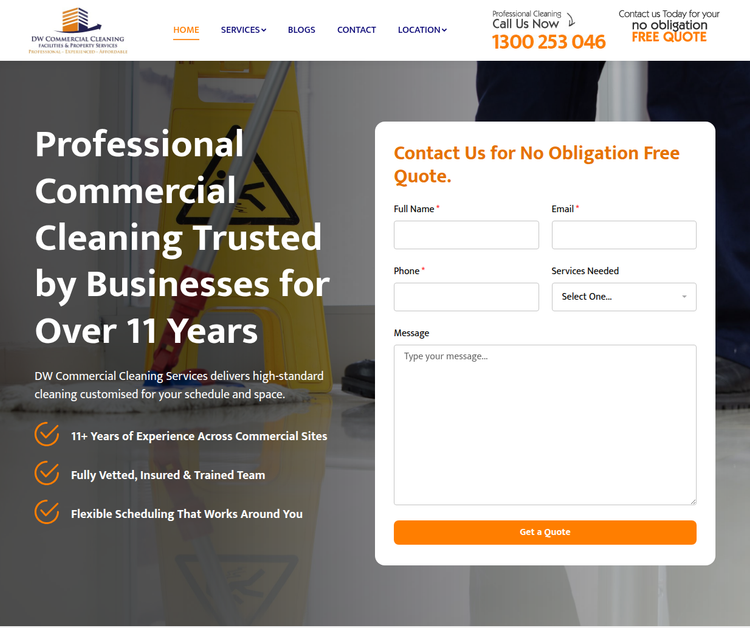 DW Commercial Cleaning Services | Commercial and Office Cleaning Brisbane