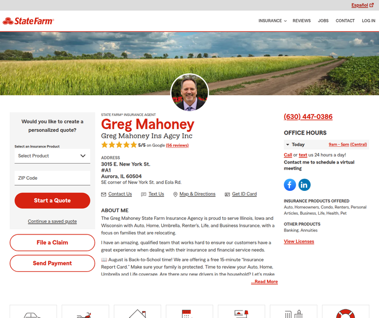 Greg Mahoney State Farm Insurance Agency