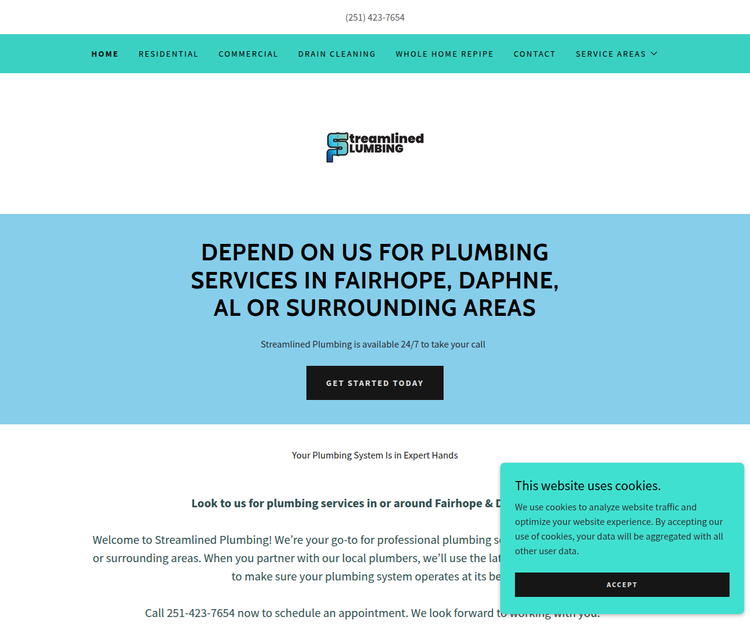 Professional Plumbing Services in Fairhope & Daphne