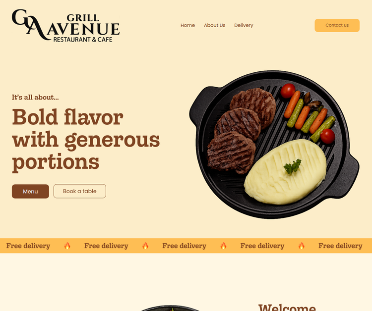 Bold Flavor, Generous Portions