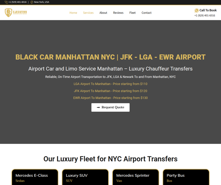 Luxury Black Car Services in Manhattan