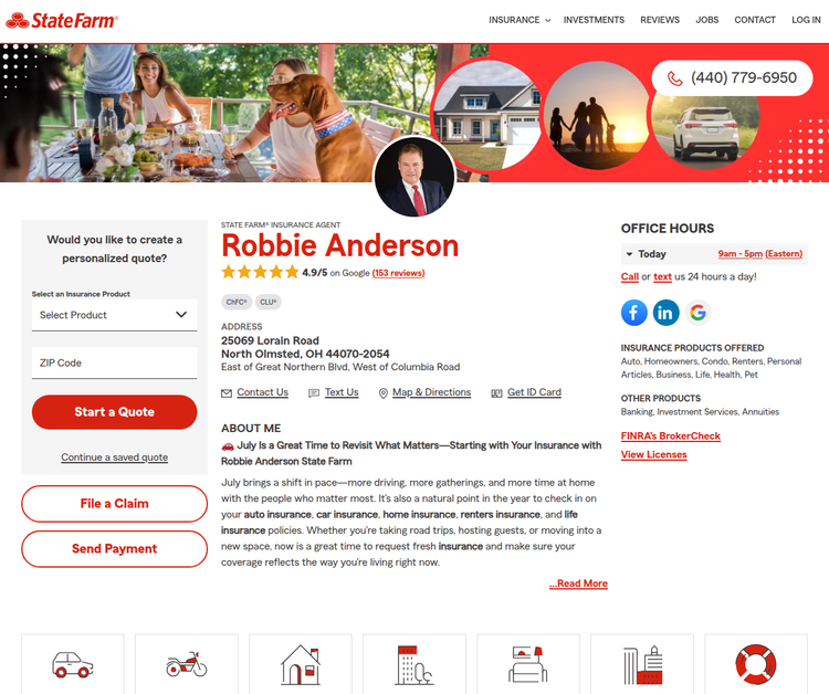 Robbie Anderson - State Farm Insurance Agent