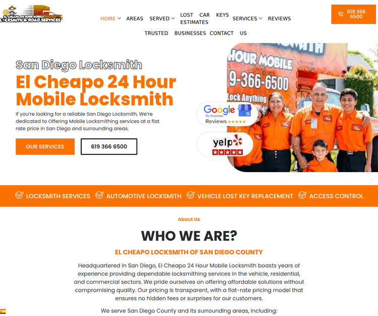 El Cheapo 24 Hour Mobile Locksmith