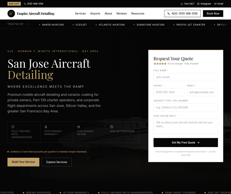 Empire Aircraft Detailing