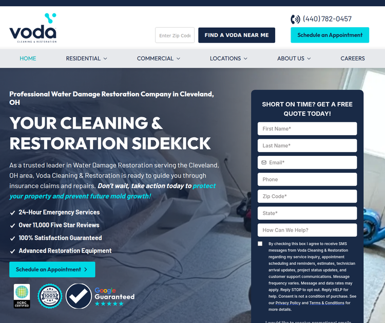Voda Cleaning & Restoration of Cleveland - Mentor