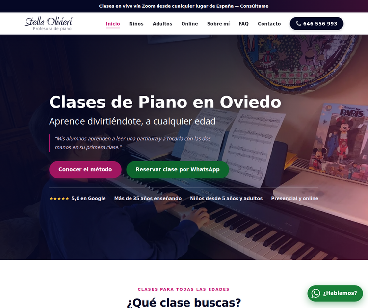 Piano Stella Olivieri