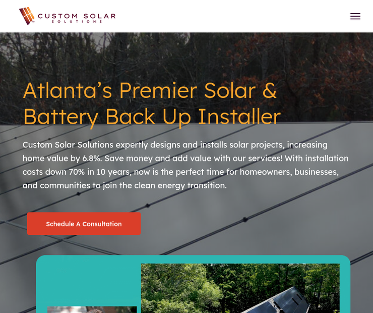 Atlanta’s Premier Solar & Battery Backup Installer