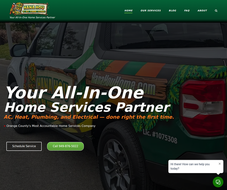 Hana Hou AC Heat Plumbing Electrical