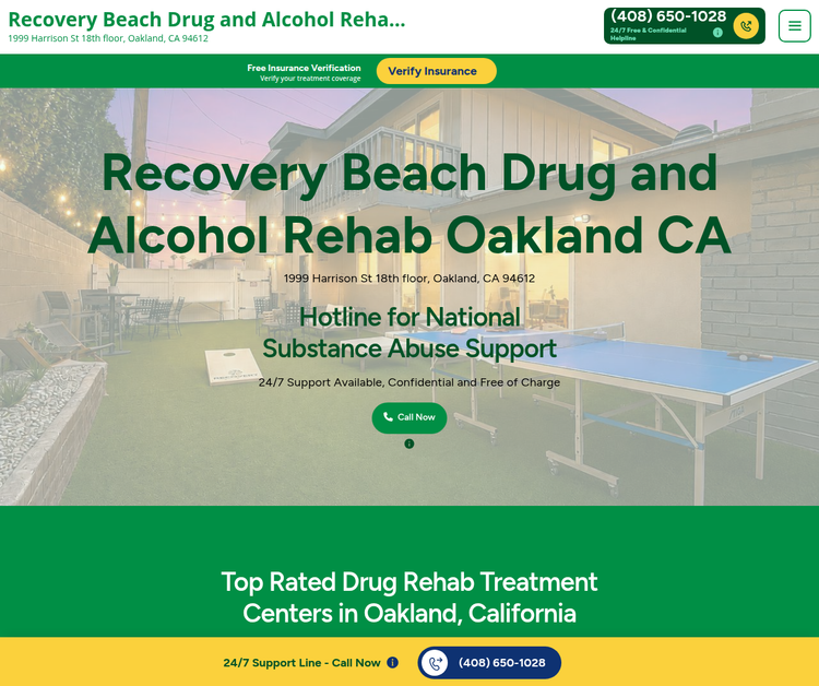 Recovery Beach Drug and Alcohol Rehab Oakland CA