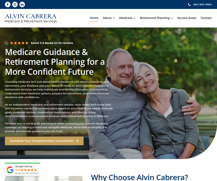 Alvin Cabrera Medicare & Retirement Services