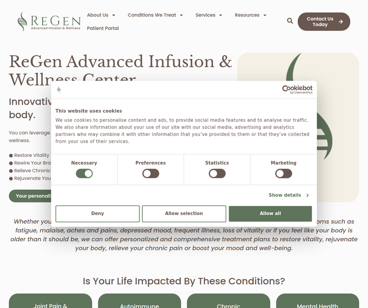 Innovative Regenerative Medicine and Wellness for Mind and Body