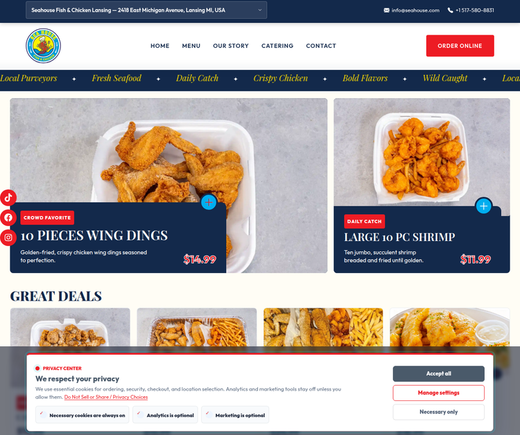 Seahouse Fish & Chicken - Grand Rapids