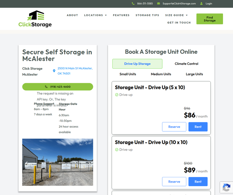 Click Storage - McAlester