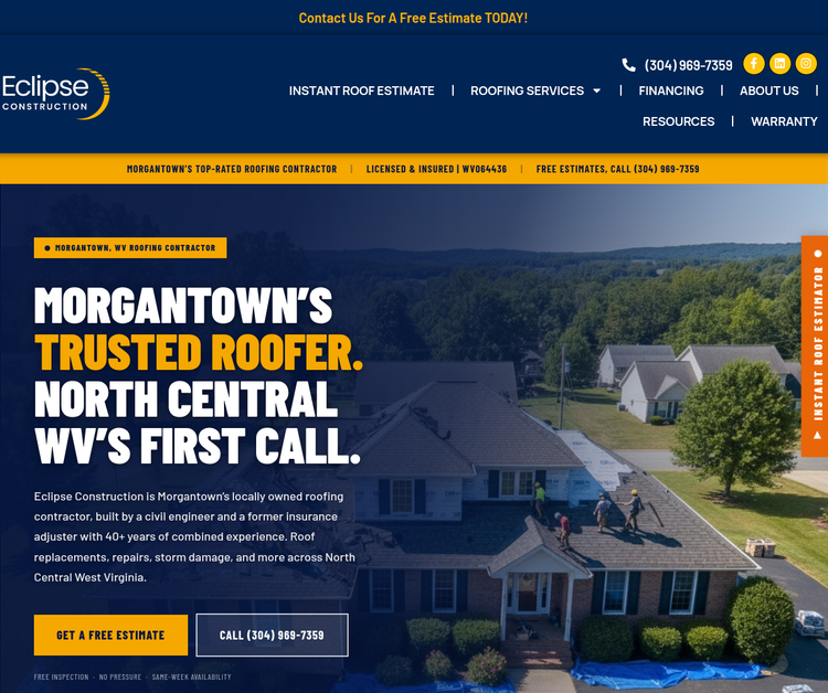 Your Trusted Roofing Partner in Morgantown