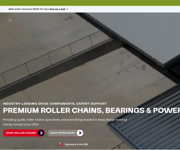 USA Roller Chain & Sprockets