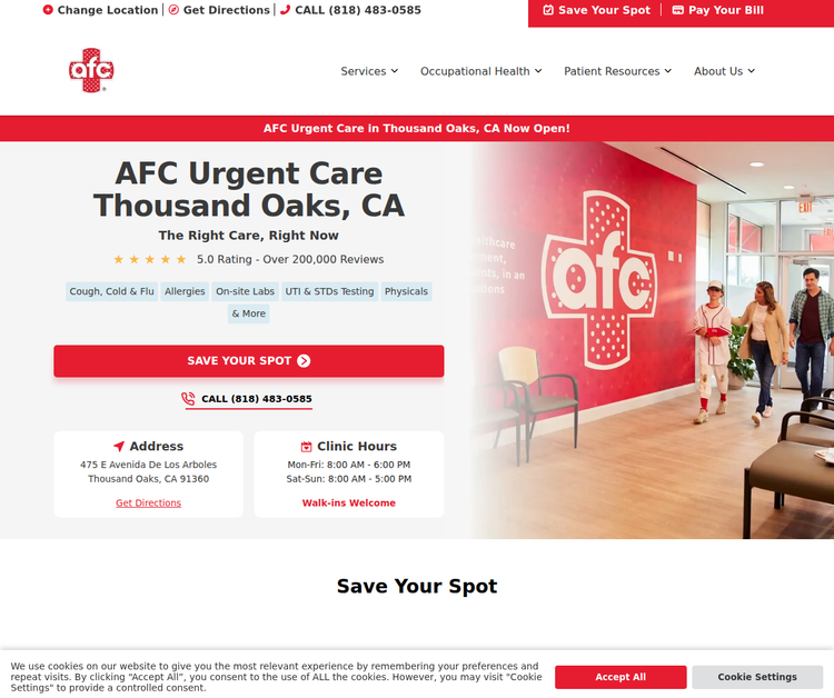 Urgent Care Services in Thousand Oaks
