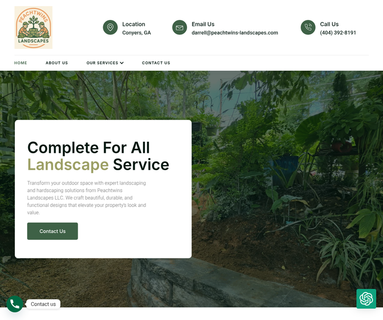 Professional Landscaping & Hardscaping Services