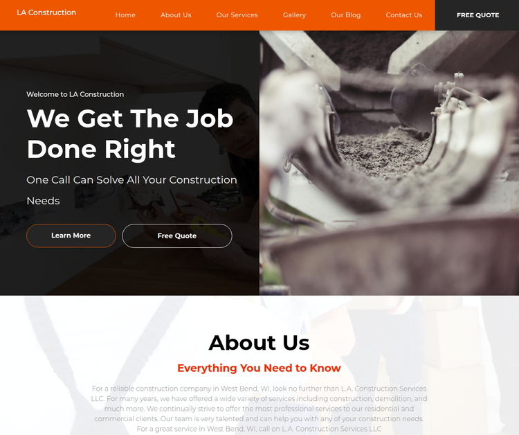 L.A. Construction Services LLC