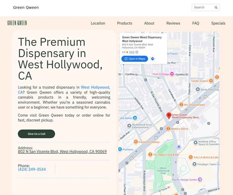 Green Qween Weed Dispensary West Hollywood