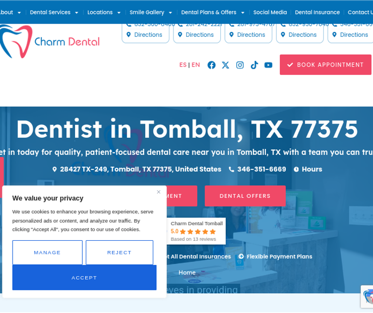 Charm Dental – Trusted Dental Care in Tomball, TX
