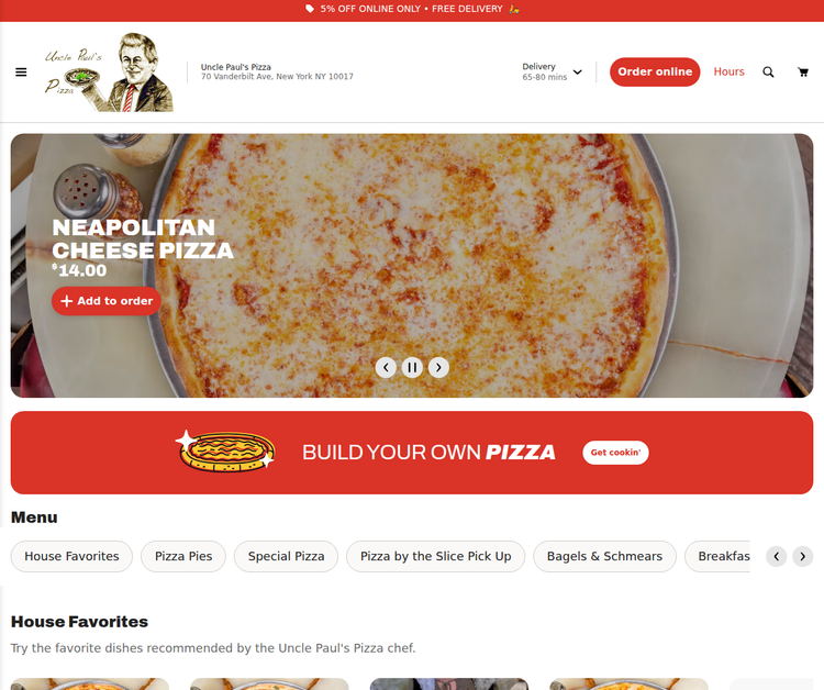 Uncle Paul's Pizza